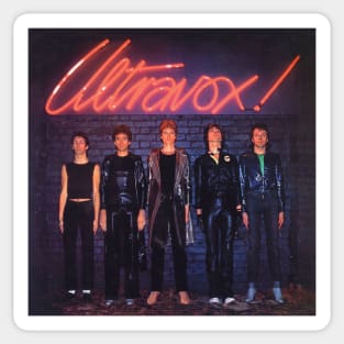 ULTRAVOX! 1977 Debut Album Sticker